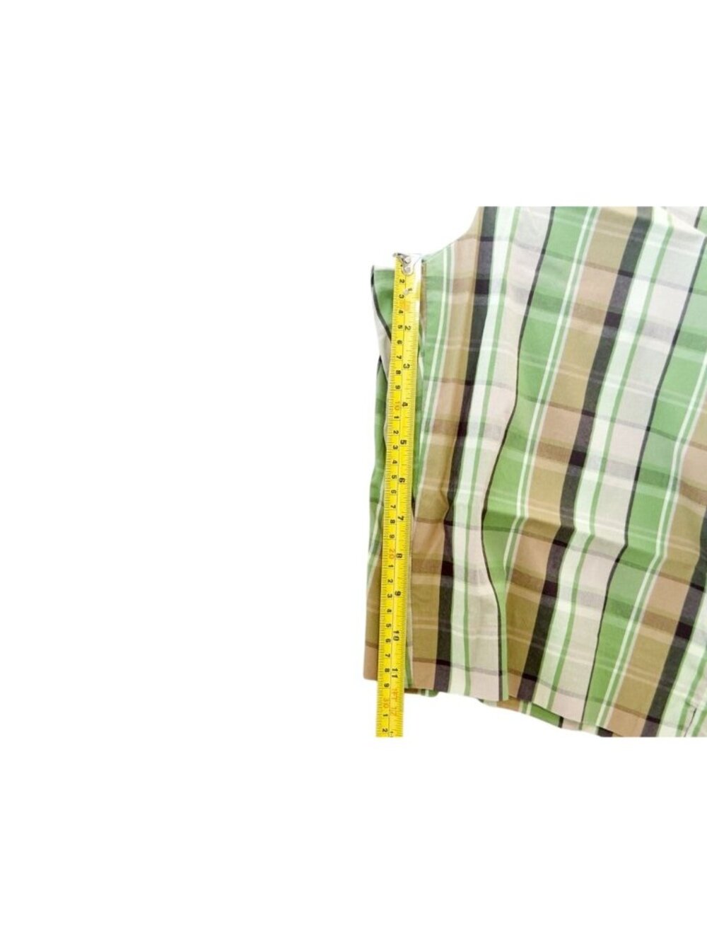 Jones New York Signature Womens Green Plaid Bermuda Shorts Size 10 - Picture 11 of 11